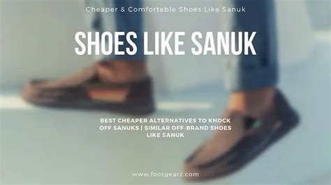 fake sanuks shoes|Shoes Like Sanuks: Durable Alternatives .